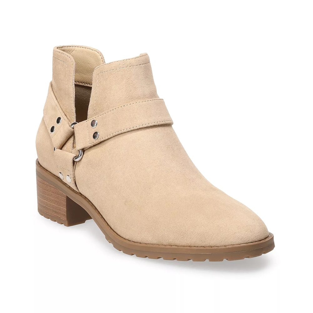 Sonoma Gray Suede Ankle Boots